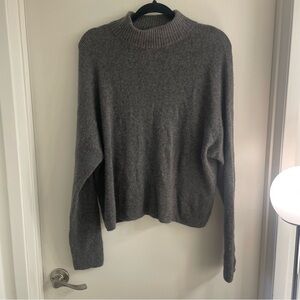 Catherine Malandrino Charcoal cashmere Turtleneck Sweater